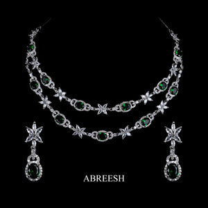 Barnfeaudo Necklace Set | Emerald Green