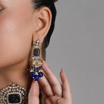 Load image into Gallery viewer, Zarqa - Chocker and Earrings
