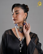 Load image into Gallery viewer, Zarqa - Chocker and Earrings
