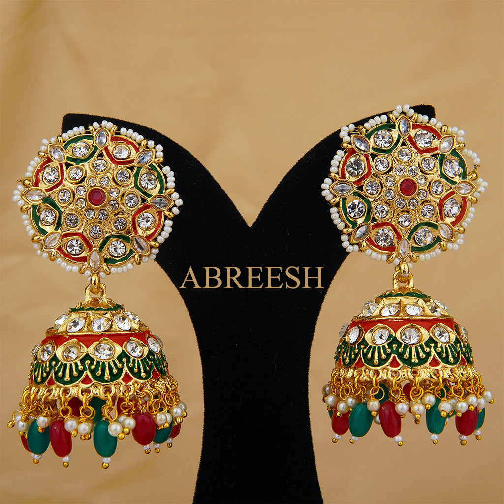 Zabar Jhumkay Multi Colour