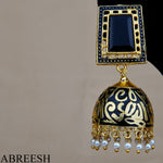 Load image into Gallery viewer, Zark Jhumkay Black&amp;Gold
