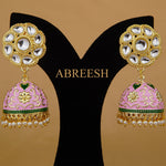 Load image into Gallery viewer, Bahaar Jhumkay Pink&amp;Gold
